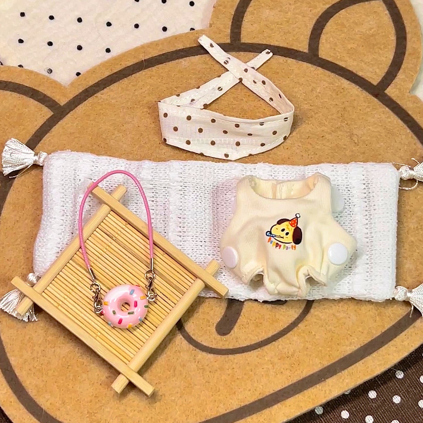 L&DS 10cm Cotton Doll Animal Party Outfits (ONLY Outfit)